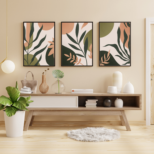 Leaf Whispers Triptych