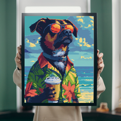 Pixel Paradise Pup