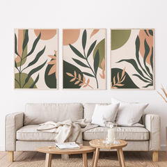 Leaf Whispers Triptych