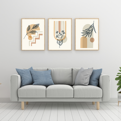Botanical Echoes Triptych