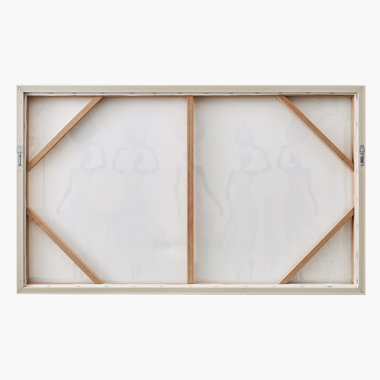 African Ladies Artistry Regalia Canvas Picture Frame - 100x60cm