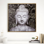 Canvas Artistry Regali Buddha Foil Picture Frame - 60x60cm