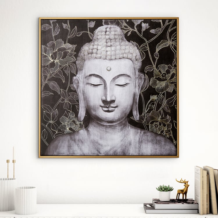 Canvas Artistry Regali Buddha Foil Picture Frame - 60x60cm