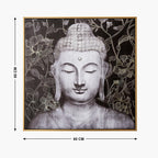 Canvas Artistry Regali Buddha Foil Picture Frame - 60x60cm