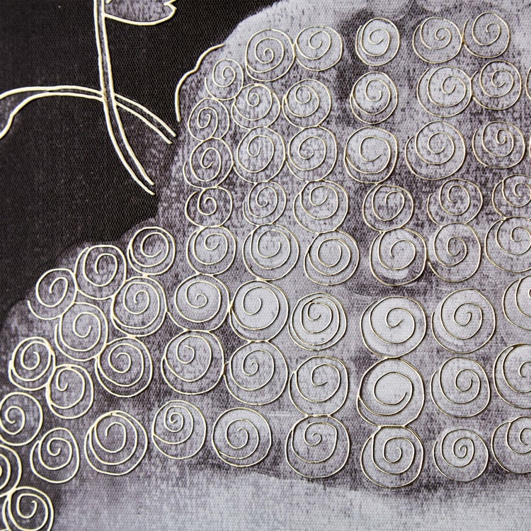 Canvas Artistry Regali Buddha Foil Picture Frame - 60x60cm