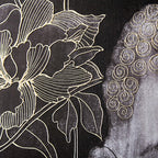 Canvas Artistry Regali Buddha Foil Picture Frame - 60x60cm