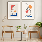 Visage Abstractions Duo