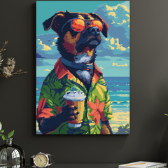 Pixel Paradise Pup