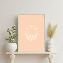 Minimal Sunset Waves