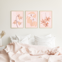 Floral Whispers Triptych
