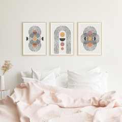 Cosmic Convergence Triptych