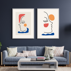 Visage Abstractions Duo