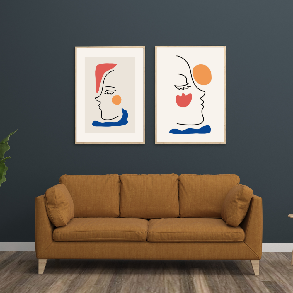 Visage Abstractions Duo