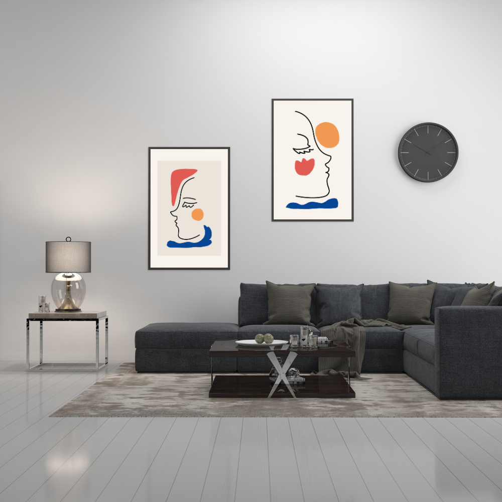 Visage Abstractions Duo