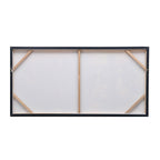 Seven Horses On Water Canvas Wall Painting (Brown)