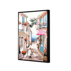 3D Tuscany Art Canvas Wall Painting (Multicolor)