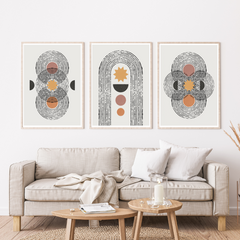 Cosmic Convergence Triptych