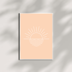 Minimal Sunset Waves