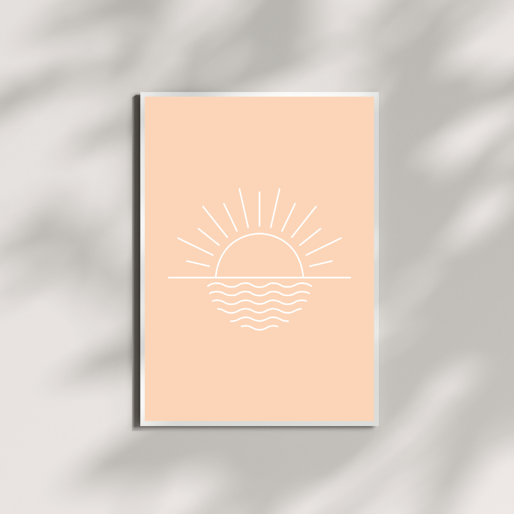 Minimal Sunset Waves
