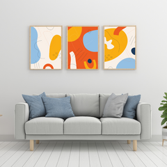 Fluid Forms Triptych
