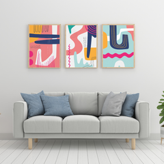 Doodle Dreams Triptych