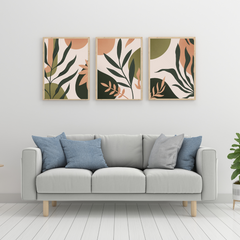 Leaf Whispers Triptych