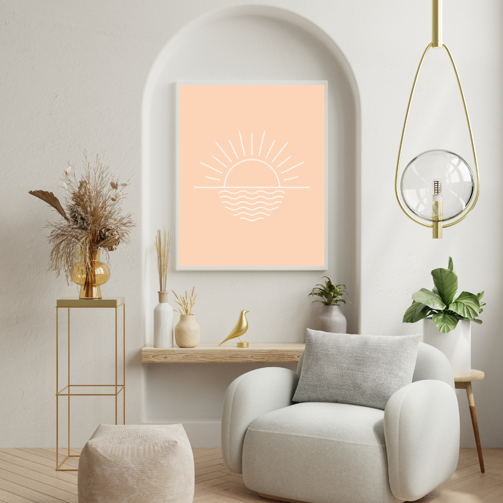 Minimal Sunset Waves